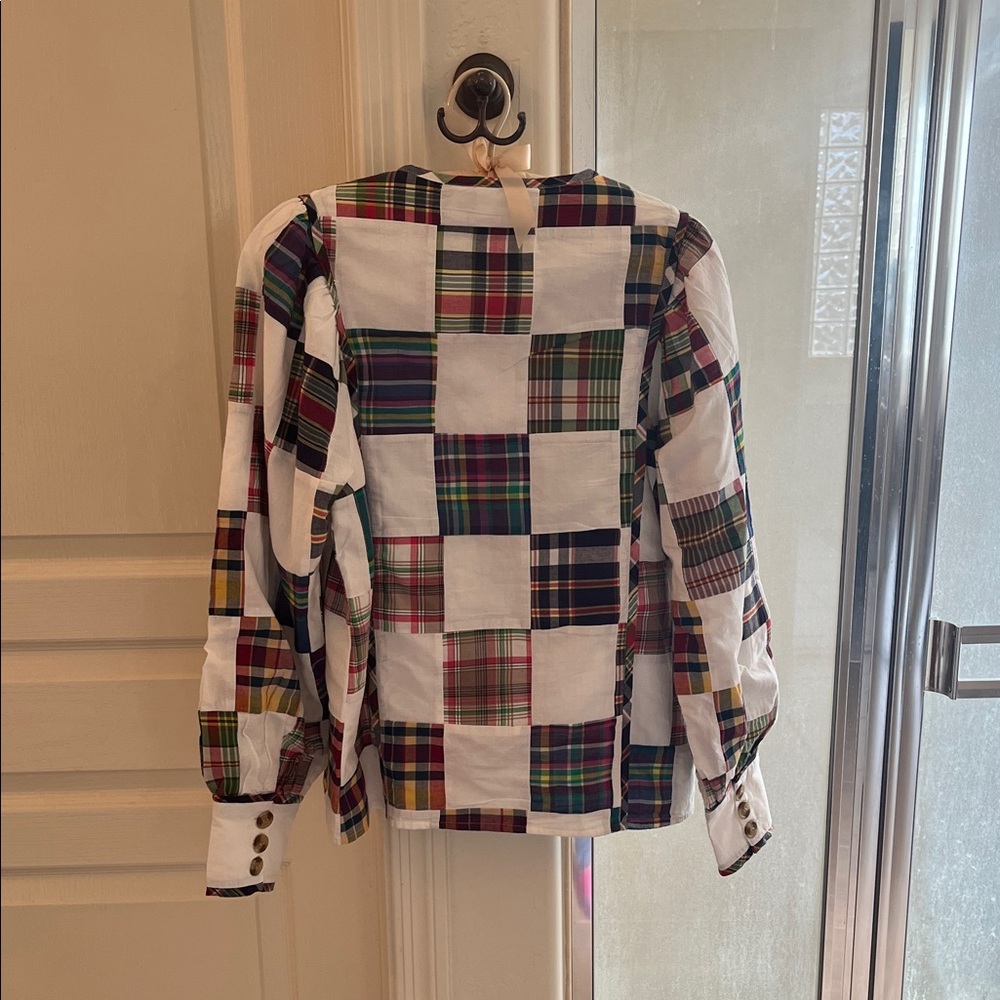 Sezane Bruna Patchwork Shirt - Picture 7 of 7